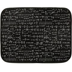 Math-equations-formulas-pattern Fleece Blanket (mini) by Salman4z