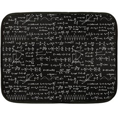 Math-equations-formulas-pattern Two Sides Fleece Blanket (mini) by Salman4z