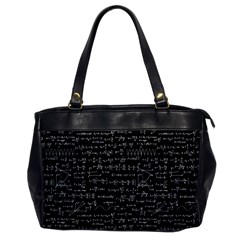 Math-equations-formulas-pattern Oversize Office Handbag by Salman4z