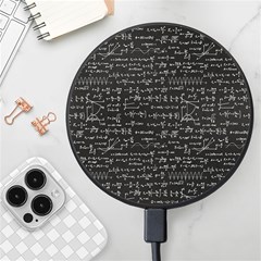 Math-equations-formulas-pattern Wireless Fast Charger(black) by Salman4z