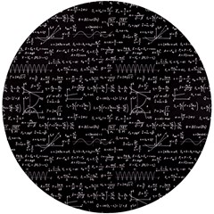 Math-equations-formulas-pattern Uv Print Round Tile Coaster by Salman4z