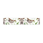 Seamless-pattern-with-cute-sloths Premium Plush Fleece Scarf (Mini) Back