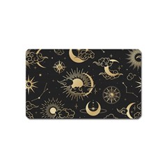 Asian-seamless-pattern-with-clouds-moon-sun-stars-vector-collection-oriental-chinese-japanese-korean Magnet (name Card) by Salman4z