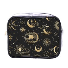 Asian-seamless-pattern-with-clouds-moon-sun-stars-vector-collection-oriental-chinese-japanese-korean Mini Toiletries Bag (one Side) by Salman4z