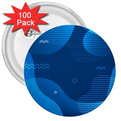 Abstract-classic-blue-background 3  Buttons (100 Pack)  by Salman4z