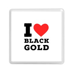 I Love Black Gold Memory Card Reader (square) by ilovewhateva