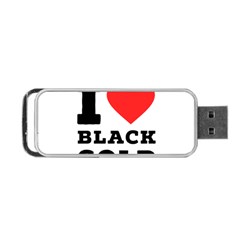 I Love Black Gold Portable Usb Flash (two Sides) by ilovewhateva