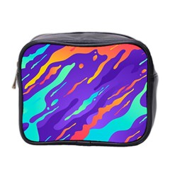 Multicolored-abstract-background Mini Toiletries Bag (two Sides)