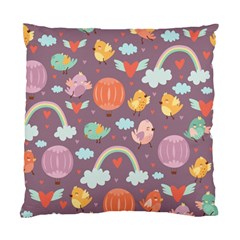 Cute-seamless-pattern-with-doodle-birds-balloons Standard Cushion Case (one Side) by Salman4z