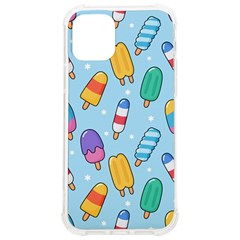 Cute-kawaii-ice-cream-seamless-pattern Iphone 12/12 Pro Tpu Uv Print Case by Salman4z