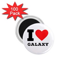 I Love Galaxy  1 75  Magnets (100 Pack)  by ilovewhateva