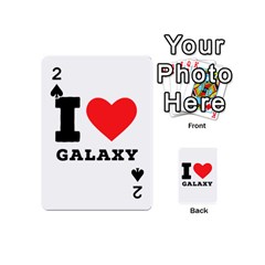 I Love Galaxy  Playing Cards 54 Designs (mini) by ilovewhateva