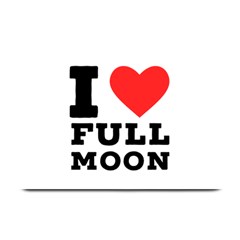 I Love Full Moon Plate Mats by ilovewhateva