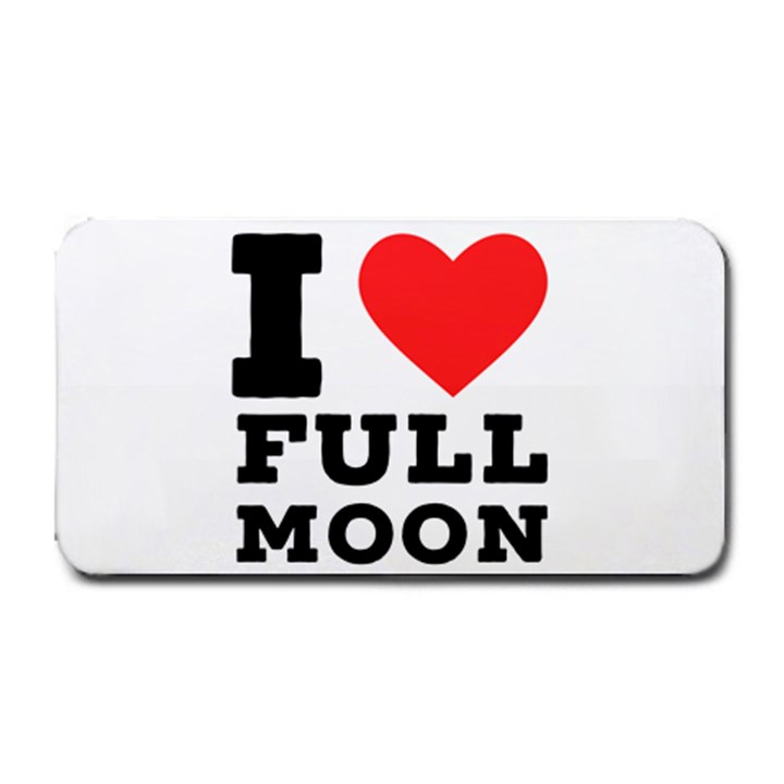 I love full moon Medium Bar Mat