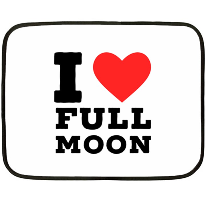 I love full moon Fleece Blanket (Mini)