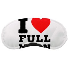 I Love Full Moon Sleeping Mask by ilovewhateva