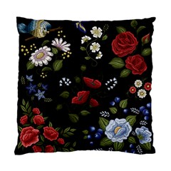 Floral-folk-fashion-ornamental-embroidery-pattern Standard Cushion Case (two Sides) by Salman4z