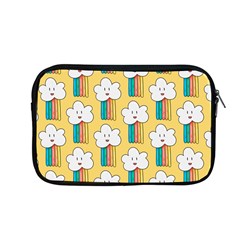 Smile-cloud-rainbow-pattern-yellow Apple Macbook Pro 13  Zipper Case by Salman4z