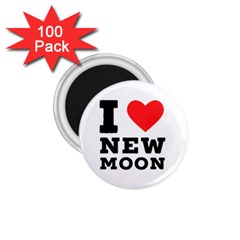 I Love New Moon 1 75  Magnets (100 Pack)  by ilovewhateva