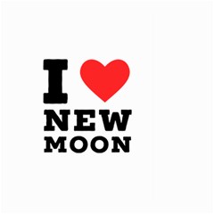 I Love New Moon Large Garden Flag (two Sides) by ilovewhateva