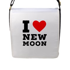 I Love New Moon Flap Closure Messenger Bag (l) by ilovewhateva