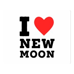 I Love New Moon Two Sides Premium Plush Fleece Blanket (large) by ilovewhateva