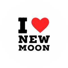 I Love New Moon Wooden Puzzle Round by ilovewhateva