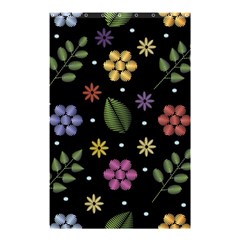 Embroidery-seamless-pattern-with-flowers Shower Curtain 48  X 72  (small) 