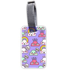 Cloud-seamless-pattern -- Luggage Tag (one side)