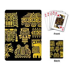 American-golden-ancient-totems Playing Cards Single Design (rectangle) by Salman4z