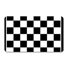 Chess-board-background-design Magnet (rectangular)