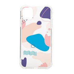 Hand-drawn-abstract-organic-shapes-background Iphone 11 Tpu Uv Print Case by Salman4z