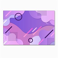 Colorful-abstract-wallpaper-theme Postcards 5  X 7  (pkg Of 10) by Salman4z