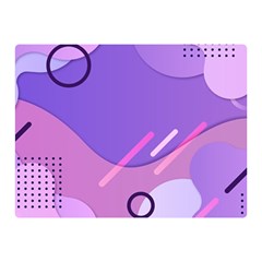 Colorful-abstract-wallpaper-theme Two Sides Premium Plush Fleece Blanket (mini)