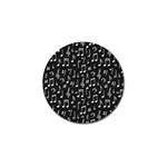 Chalk-music-notes-signs-seamless-pattern Golf Ball Marker (10 pack) Front