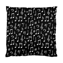 Chalk-music-notes-signs-seamless-pattern Standard Cushion Case (two Sides) by Salman4z