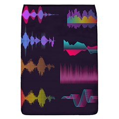 Colorful-sound-wave-set Removable Flap Cover (s)