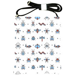 Insects-icons-square-seamless-pattern Shoulder Sling Bag by Salman4z