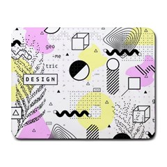 Graphic-design-geometric-background Small Mousepad