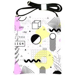 Graphic-design-geometric-background Shoulder Sling Bag