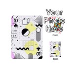 Graphic-design-geometric-background Playing Cards 54 Designs (Mini) Front - Club10