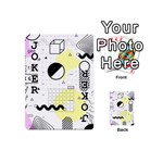 Graphic-design-geometric-background Playing Cards 54 Designs (Mini) Front - Joker1