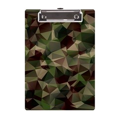 Abstract-vector-military-camouflage-background A5 Acrylic Clipboard by Salman4z