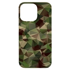 Abstract-vector-military-camouflage-background Iphone 14 Pro Max Black Uv Print Case by Salman4z