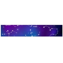 Realistic-night-sky-poster-with-constellations Large Premium Plush Fleece Scarf  by Salman4z