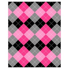 Seamless-argyle-pattern Drawstring Bag (small) by Salman4z