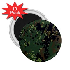 Military Background Grunge 2.25  Magnets (10 pack) 