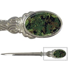 Military Background Grunge Letter Opener