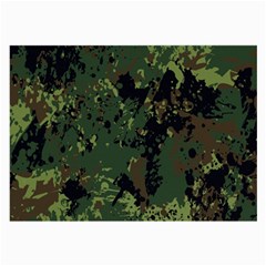 Military Background Grunge Large Glasses Cloth (2 Sides)