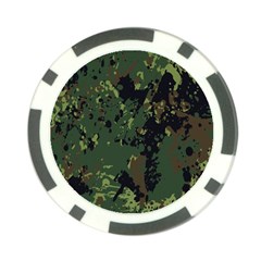 Military Background Grunge Poker Chip Card Guard (10 pack)